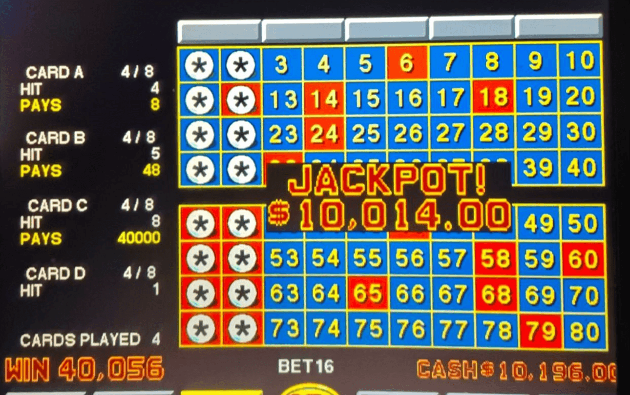 $$10,014 jackpot winner on Keno